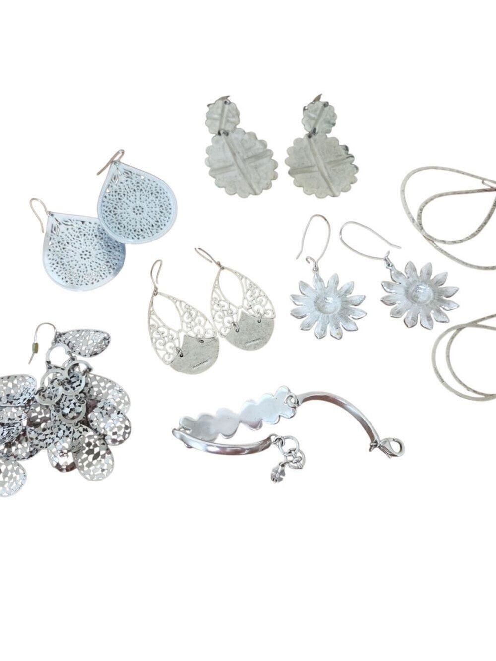 Silver Earrings Collection Women